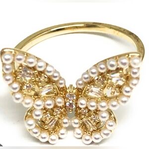Gold Butterfly Ring